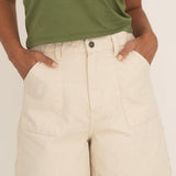 Karla White Denim Shorts